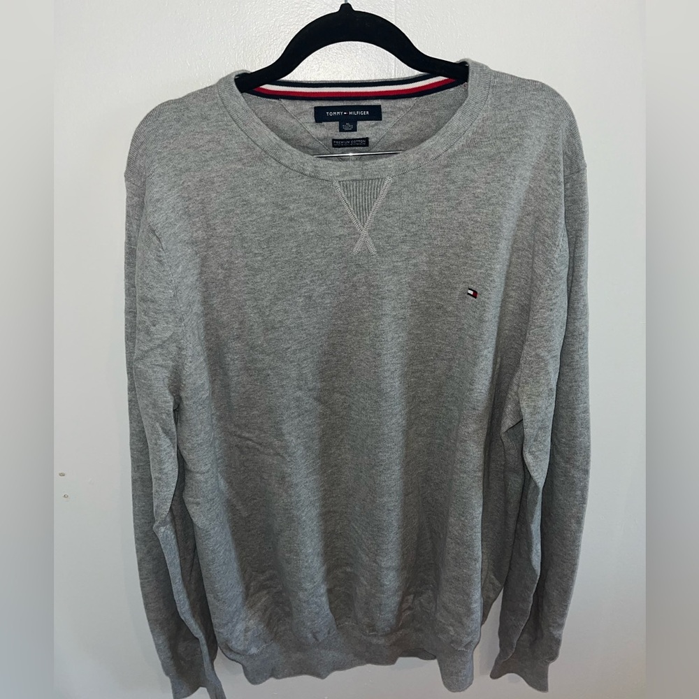 Tommy Hilfilger Gray Sweater Pullover